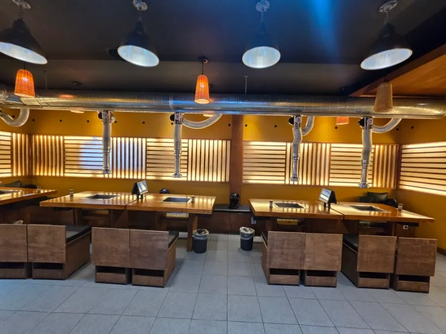 Interior of the group room seating