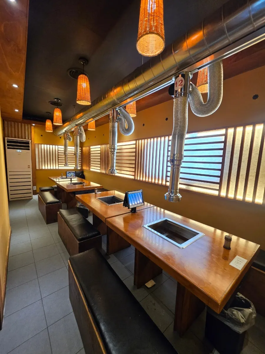 Interior space showing the room and its air conditioner
