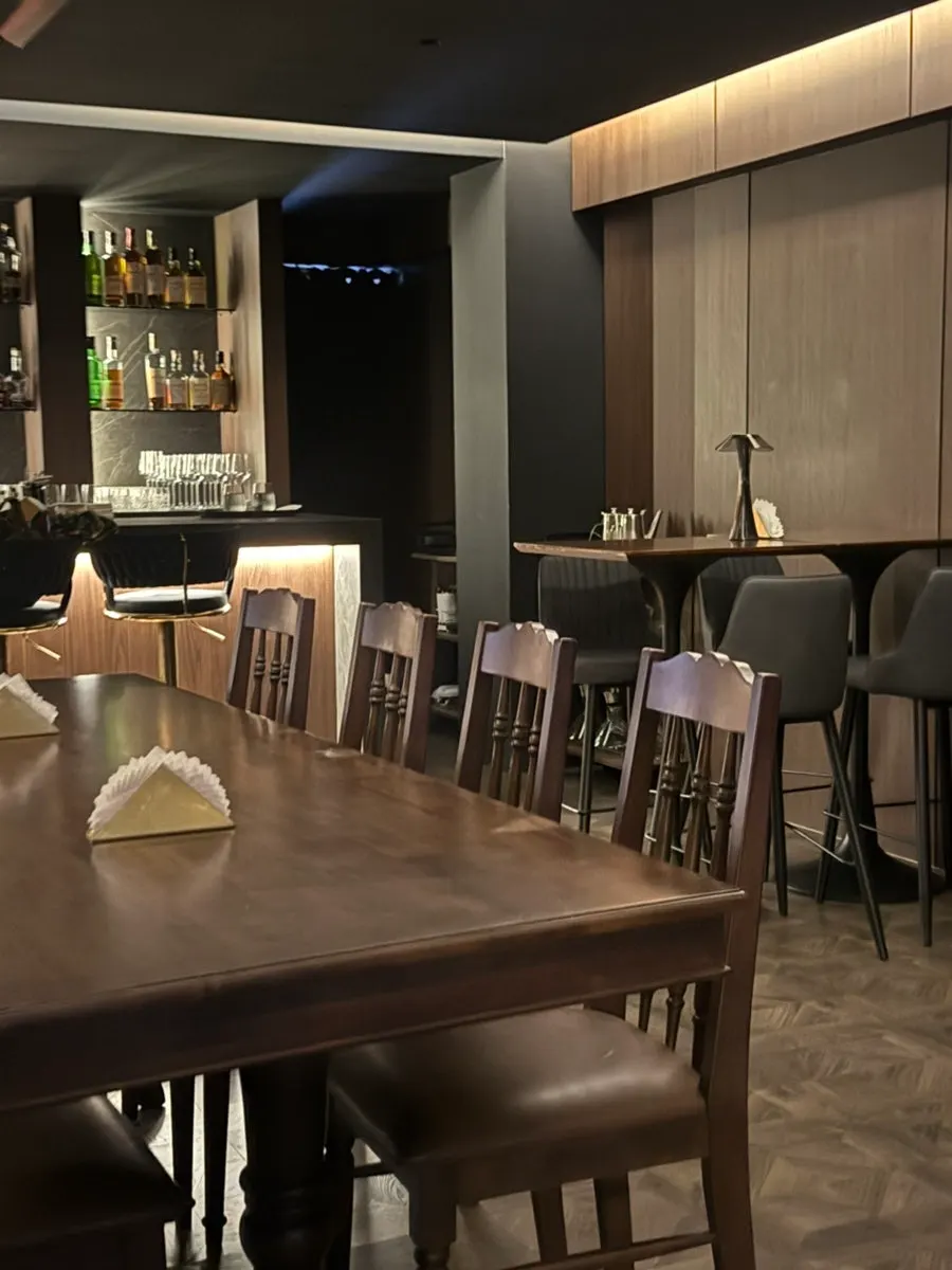 Bar seats at Cherish Mansion