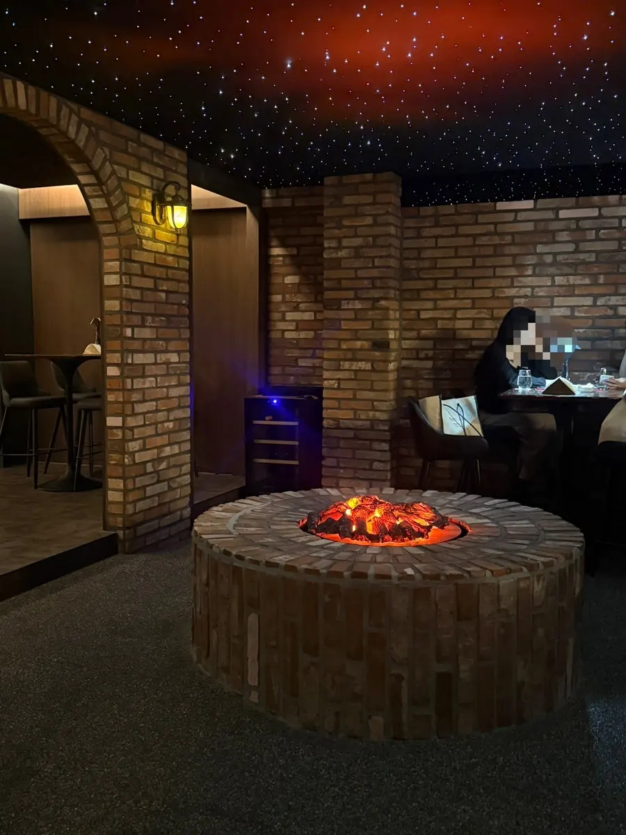 Cherish Mansion's ceiling lighting that looks scattered with stars