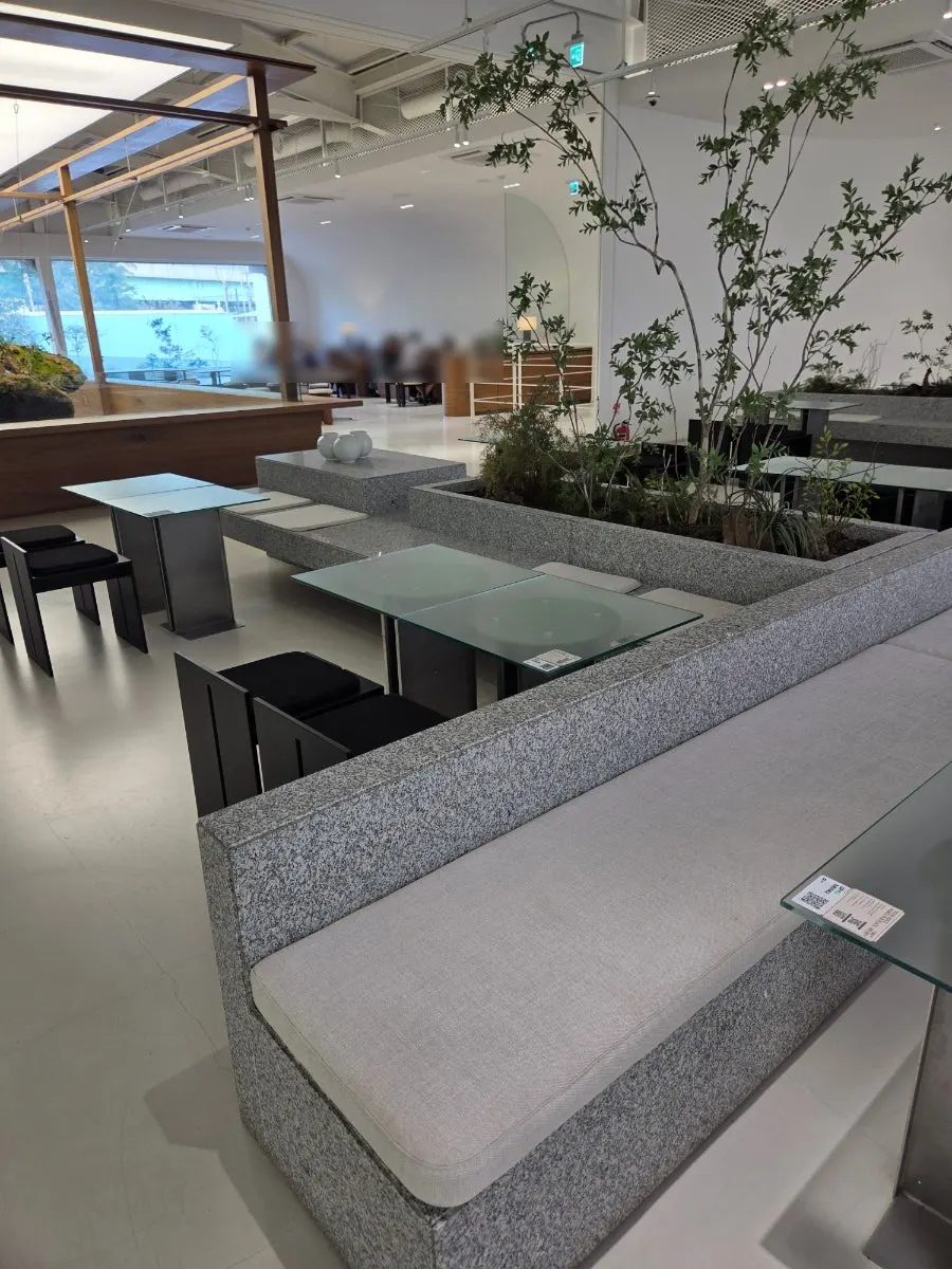 Window seating on Chat Baker's 2nd floor
