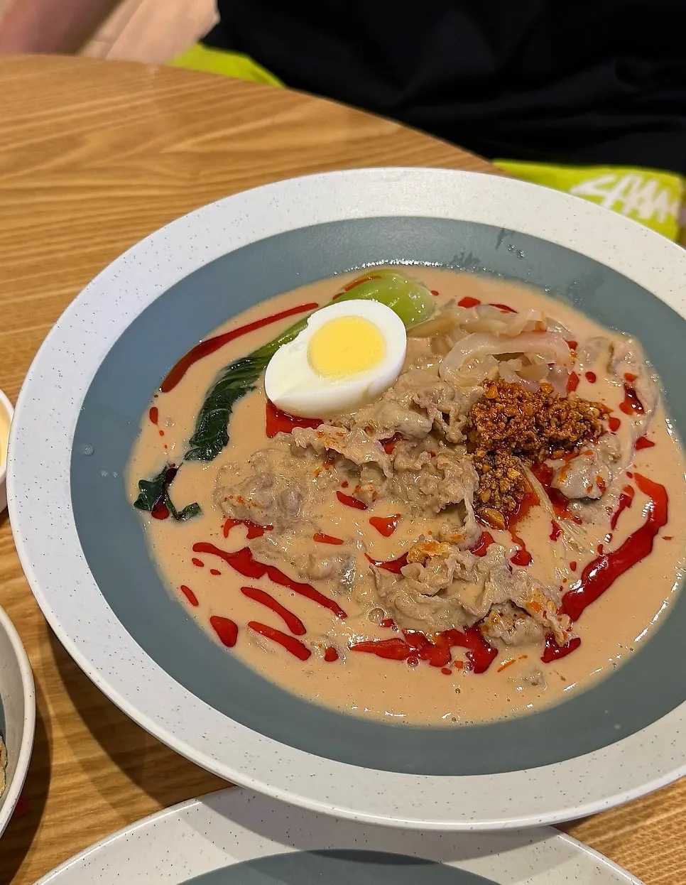 Chibao's beef tantanmen piled high with beef