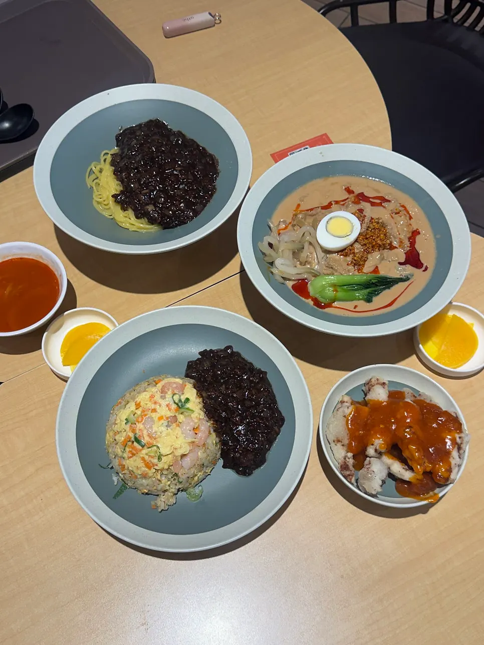 Full spread of the generously portioned Chibao set menu