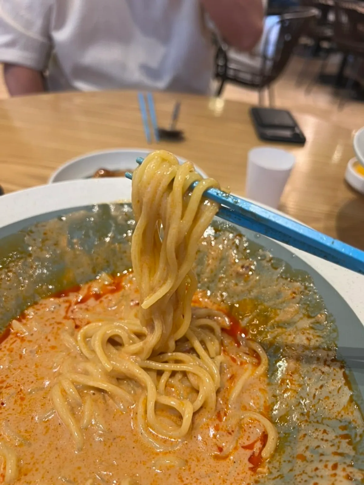 Signature shot of the tantanmen at Chibao Starfield Anseong Branch