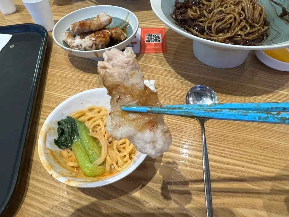 A large piece of the mini tangsuyuk