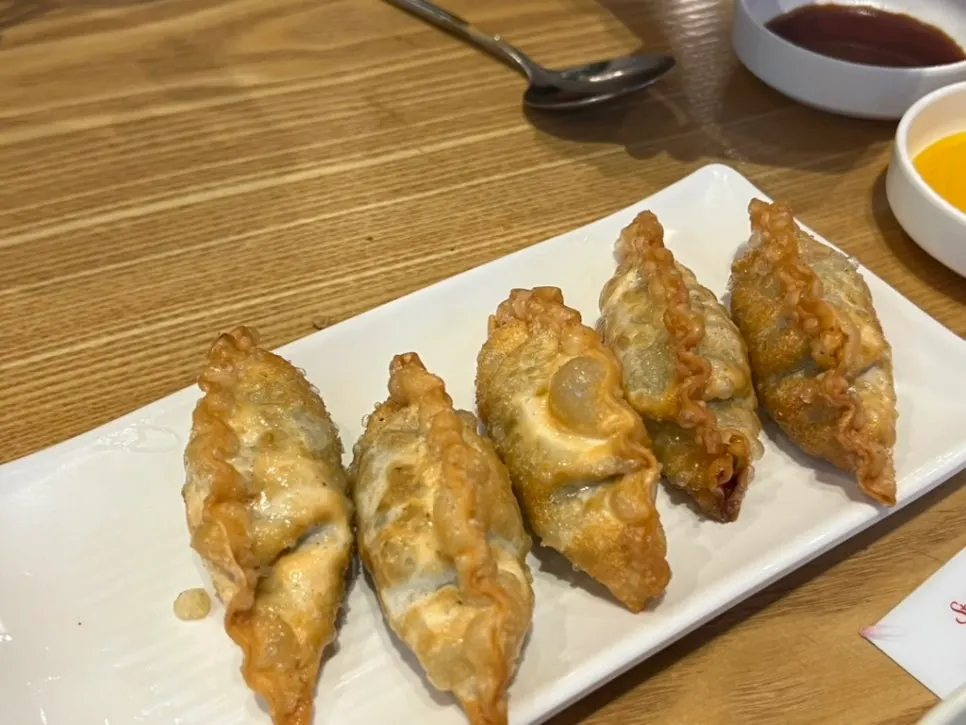 Crispy fried dumplings