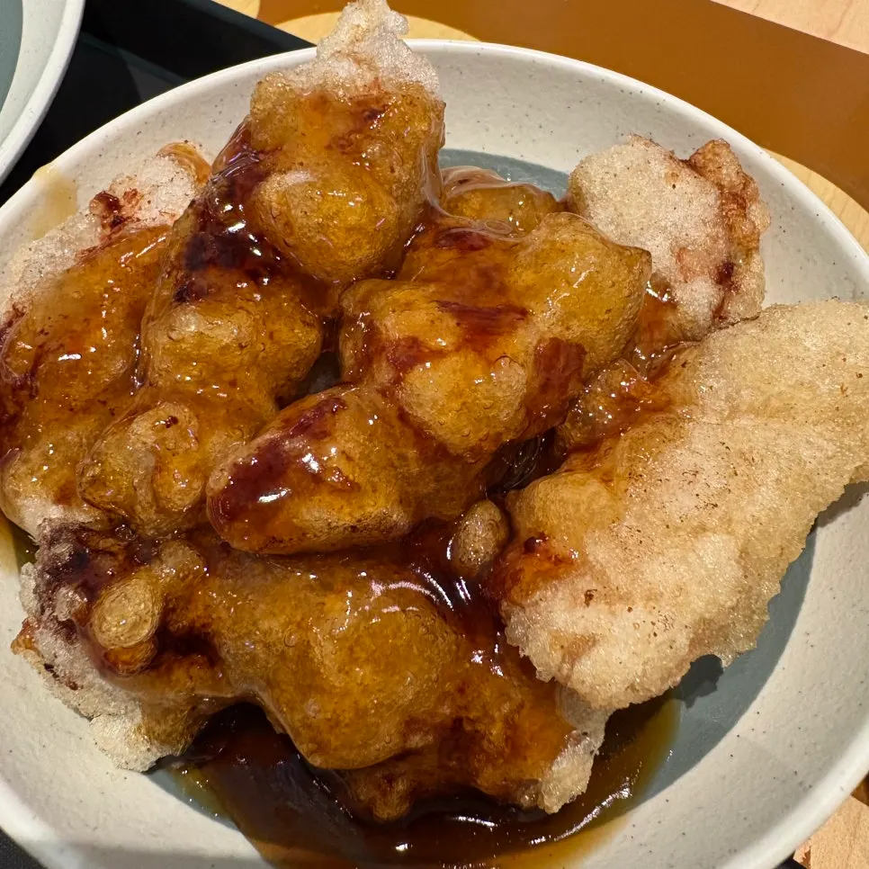 치바오 미니탕수육 한 접시