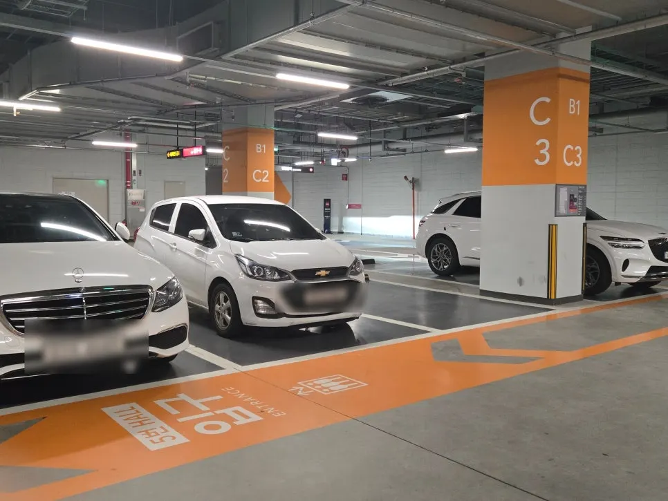 스타필드 안성 주차장 이용 모습