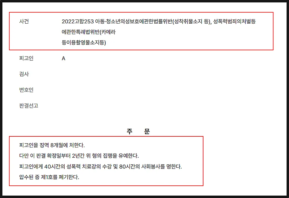 창원지방법원 2022고합38 병합 2022고합95 판결문