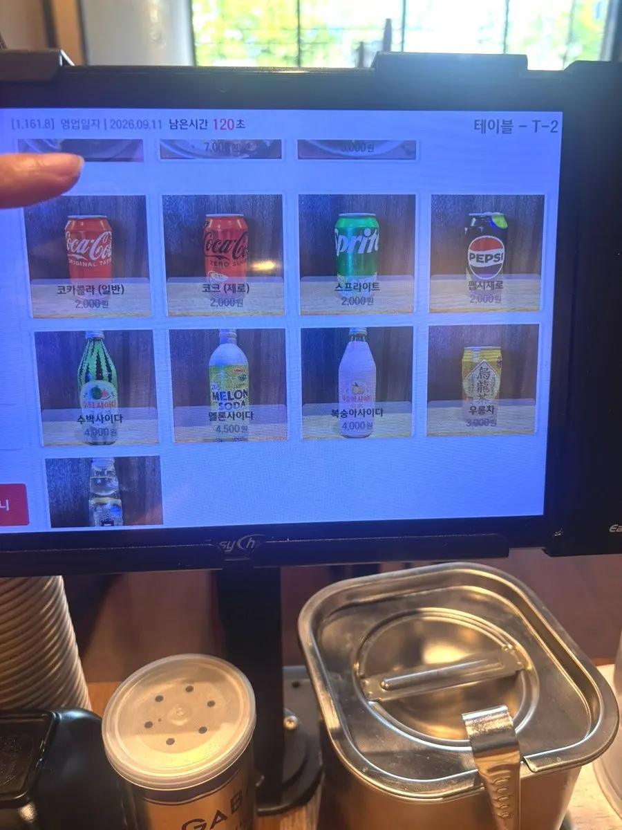 Mentsuru menu information