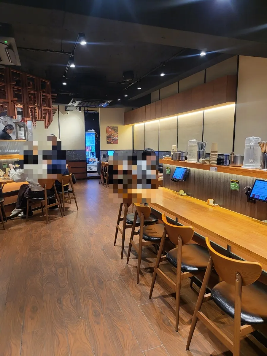 멘츠루 라멘 메뉴 선택 장면