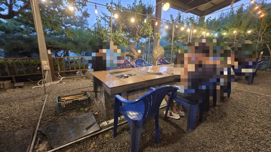 불 속에서 구워 주는 군고구마
