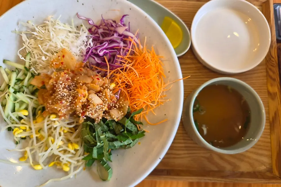 Horizontal shot of buckwheat soba