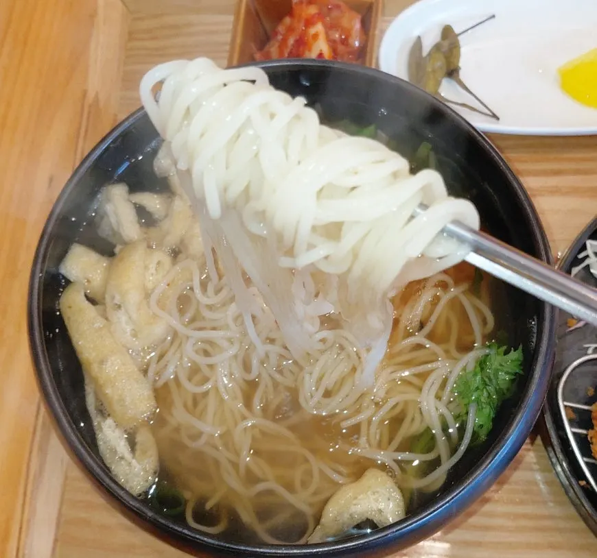 가마솥 육수 생면국수정식