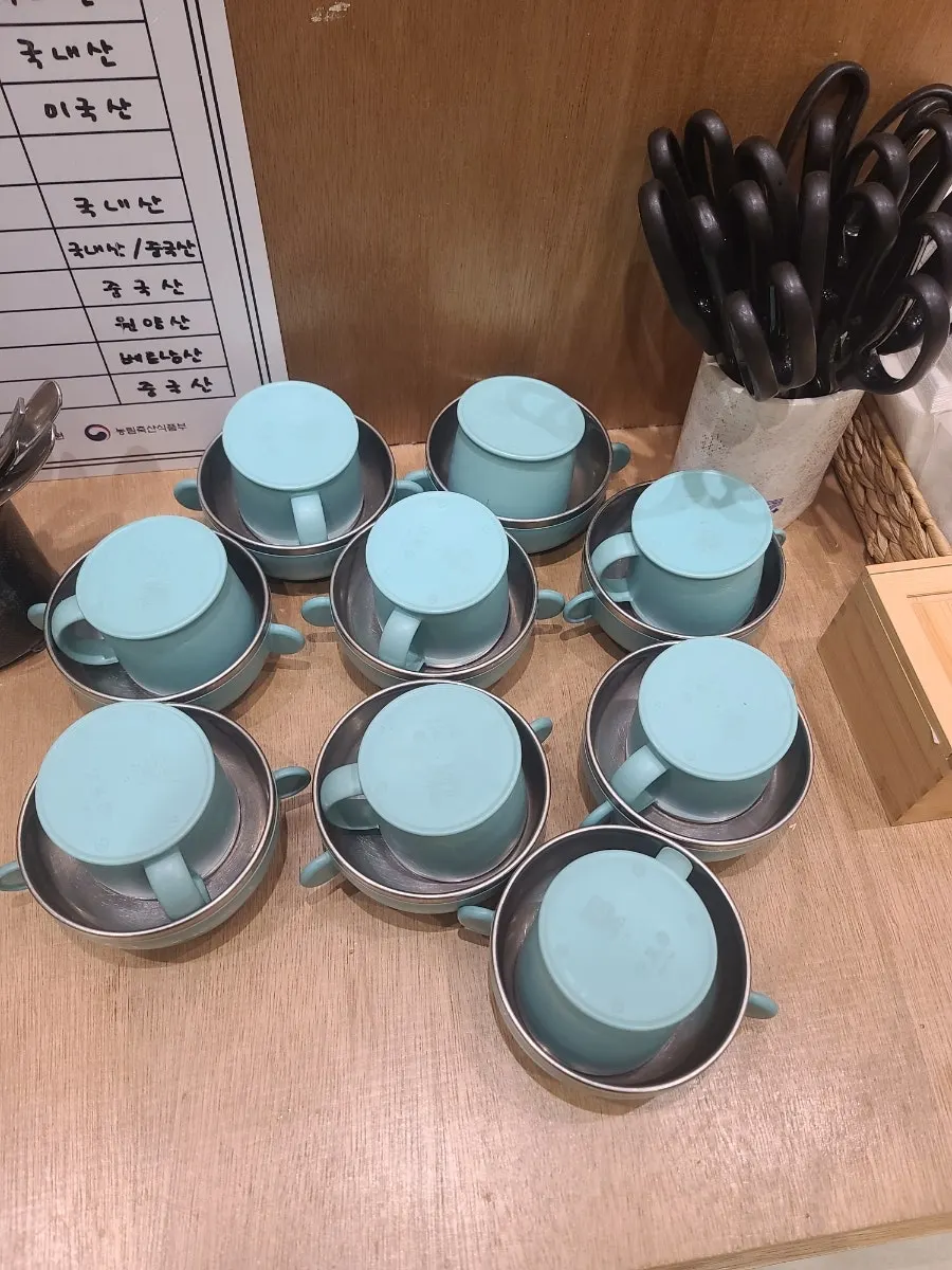 Table set with baby tableware