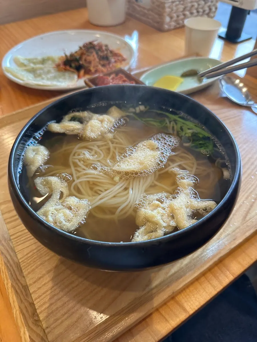 자가제면 생면국수 한 그릇