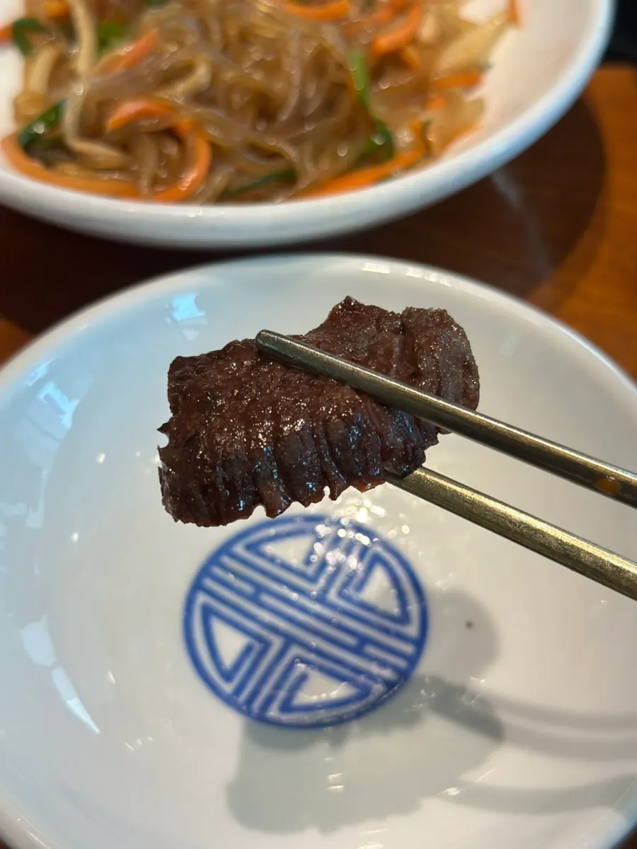부드럽게 익은 안창살 구이