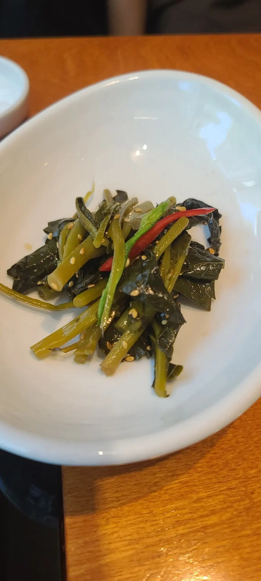 Japchae side dish with vegetables