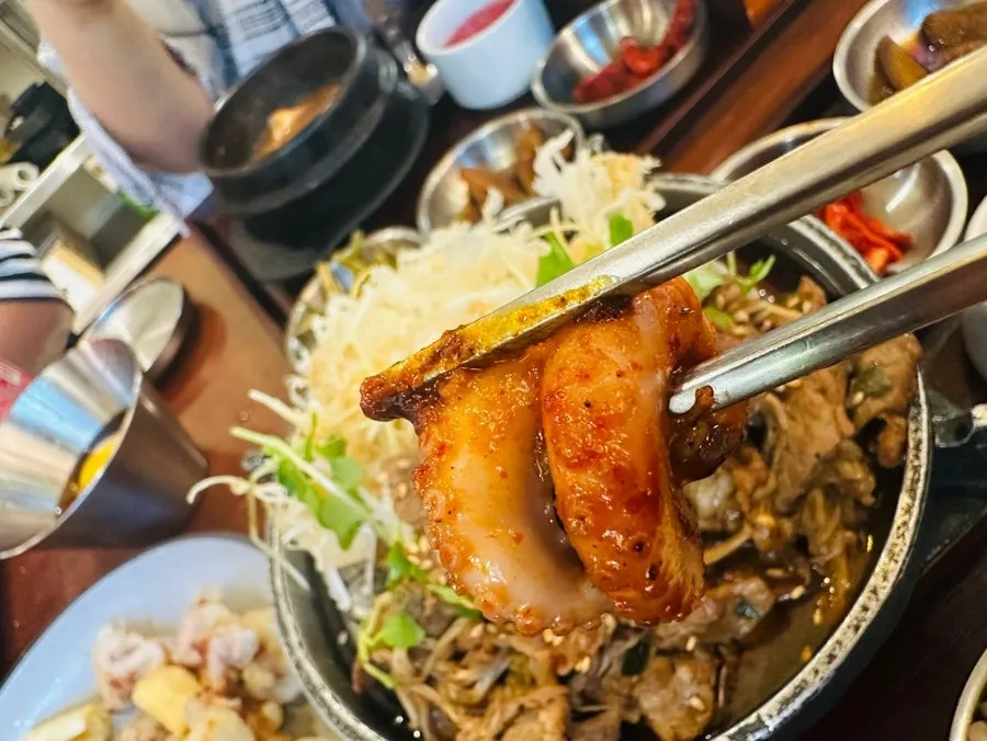 불향 나는 쭈꾸미 볶음 클로즈업