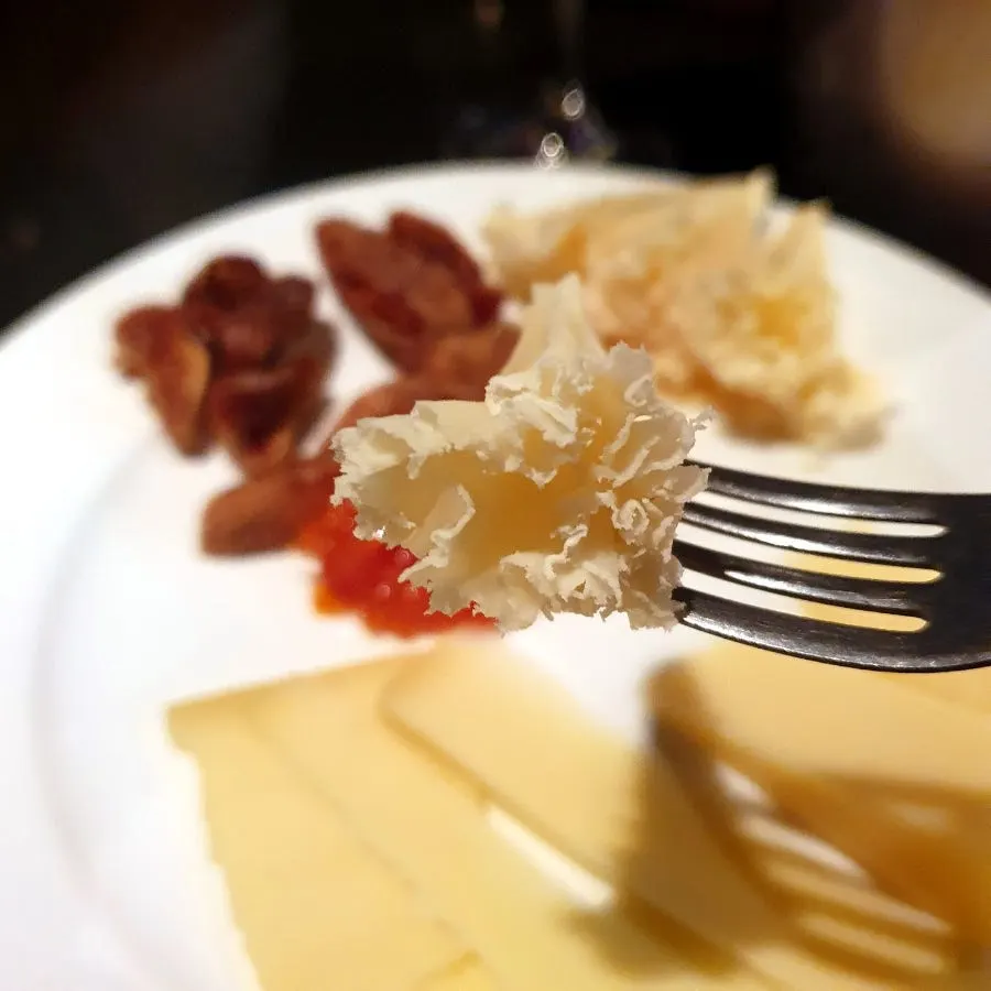 Tête de Moine cheese shaved into flower-like curls