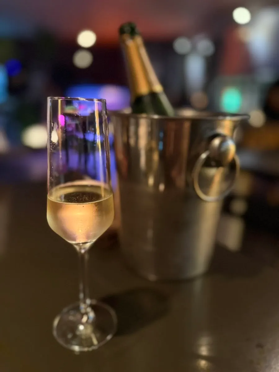 A table at Chin & Nose that's great for a date