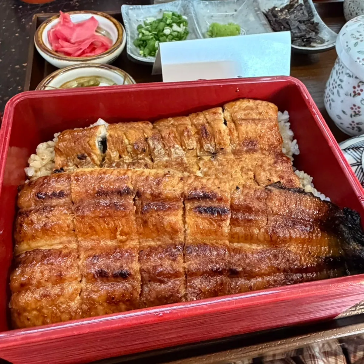 치솟 역삼본점 히츠마부시 상 한 상 차림