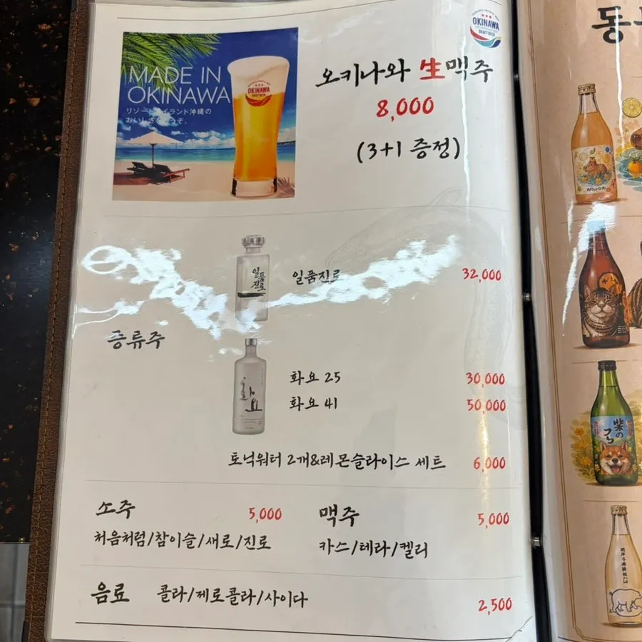 와사비를 곁들인 장어와 밥
