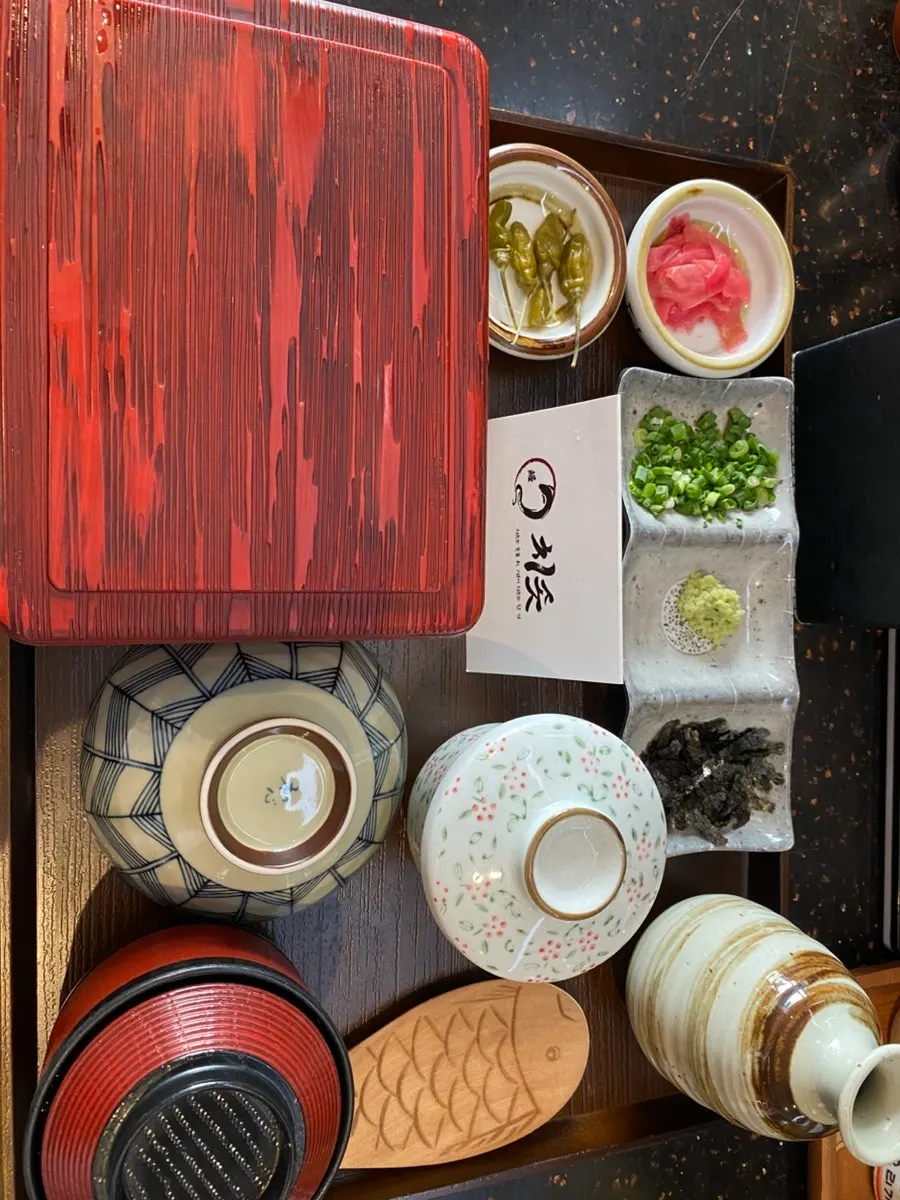 Full spread of the sang hitsumabushi