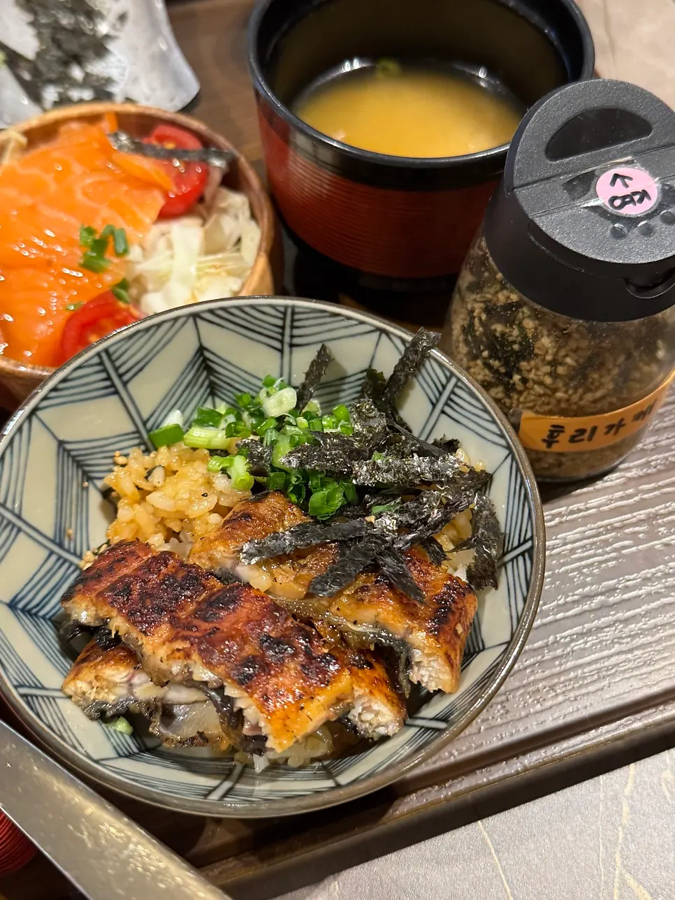 강남 역삼역 장어덮밥 히츠마부시 상차림