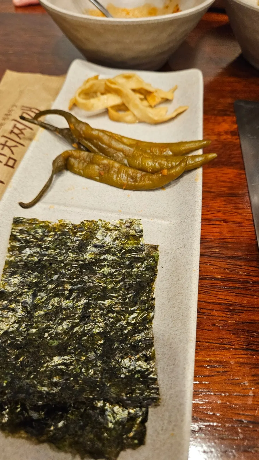 찌개 국물에 비벼 먹는 치자밥 한 그릇