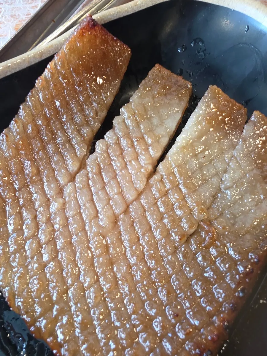 Pork skin received as a review service perk