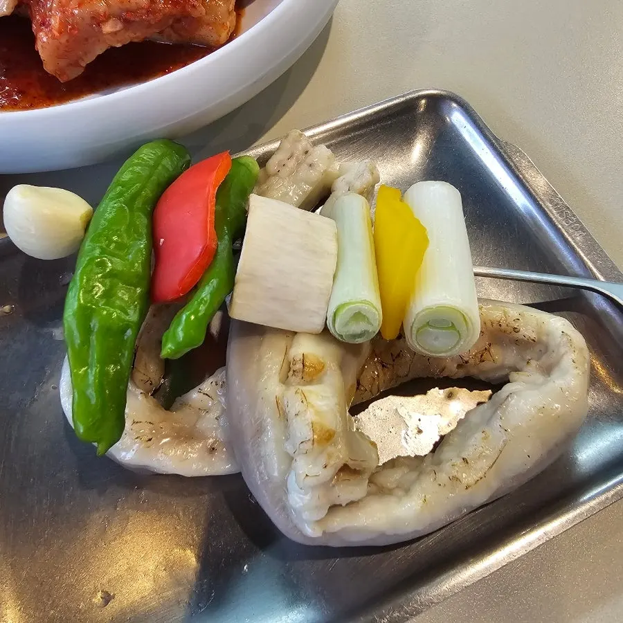 모둠구이 S세트 770g 한 접시