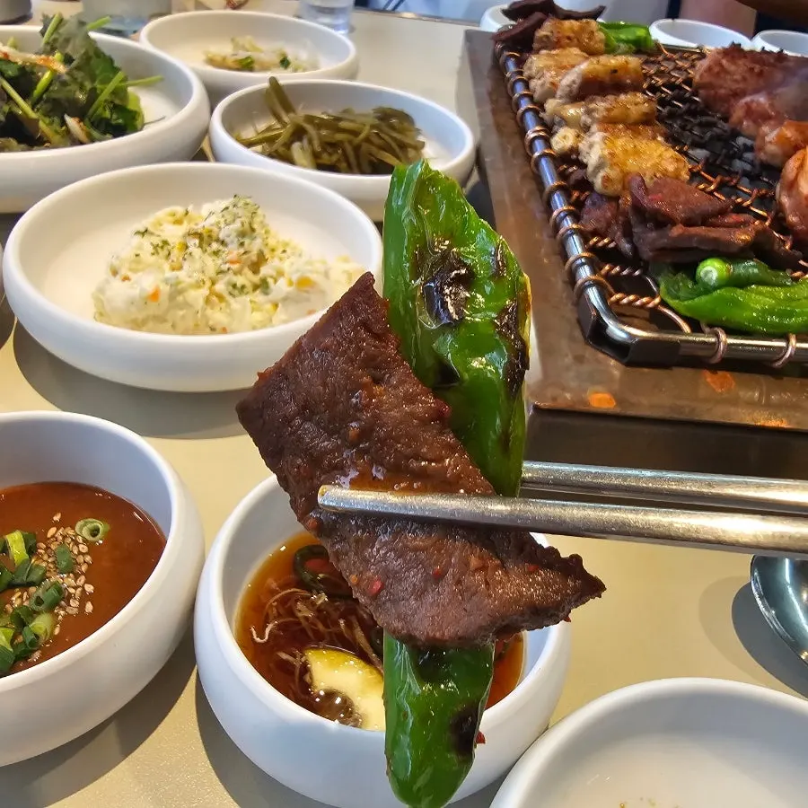 시원한 김치말이 국수 국물