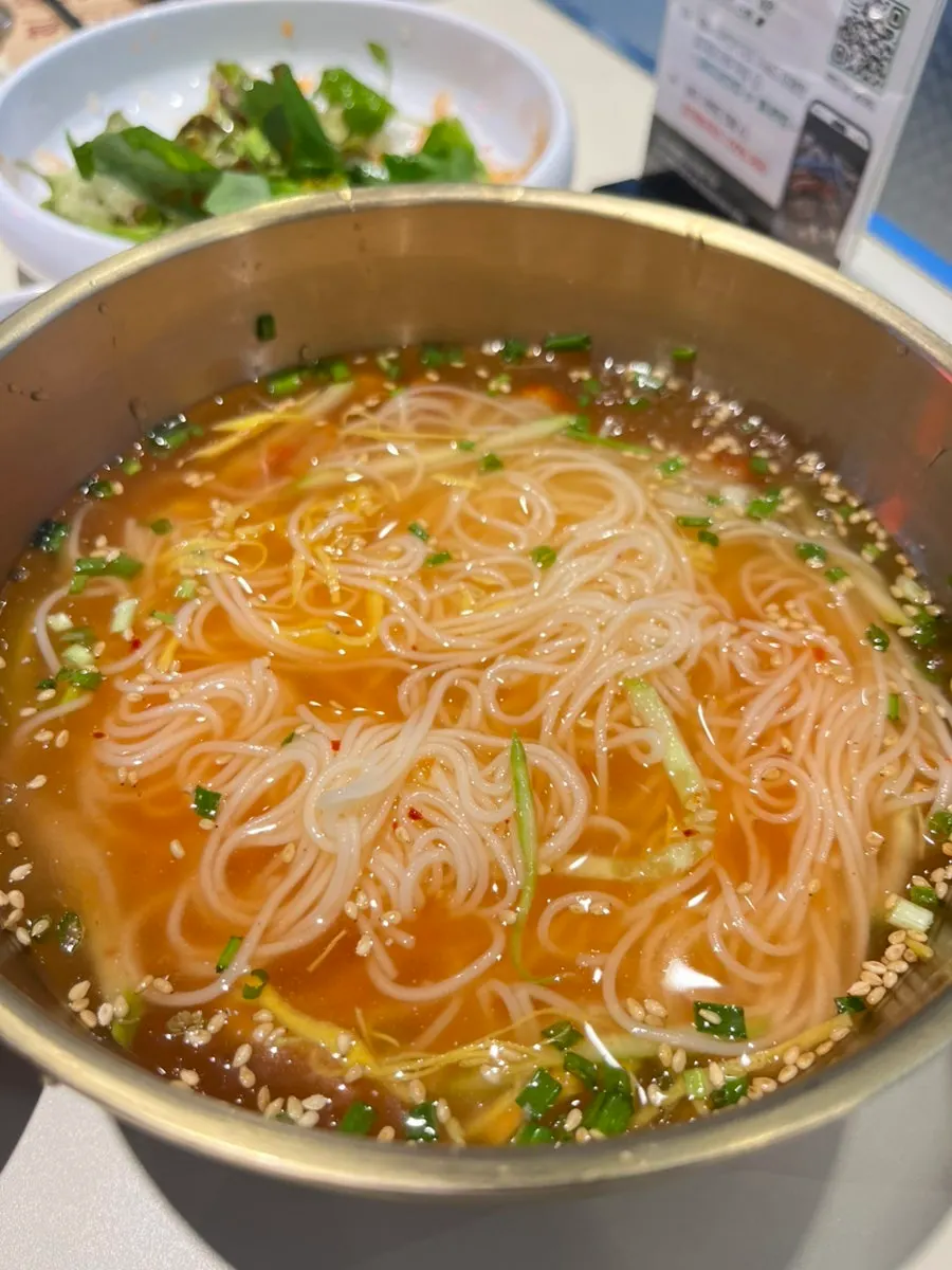 Kimchi mal-i guksu received through the event