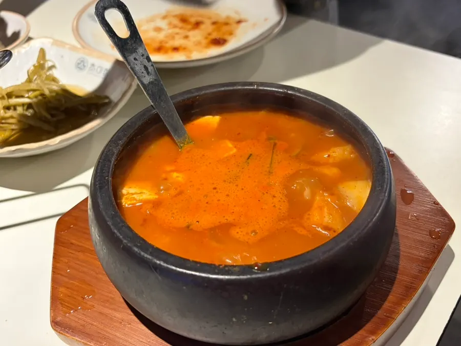 사이드로 주문한 매콤한 된장술밥