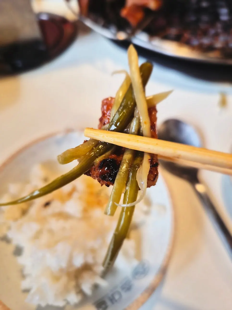 작게 잘라 구운 두툼한 막창