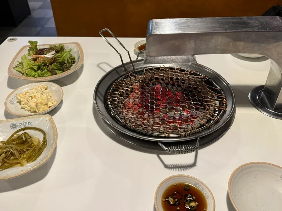 초대창 당산역점 테이블 세팅