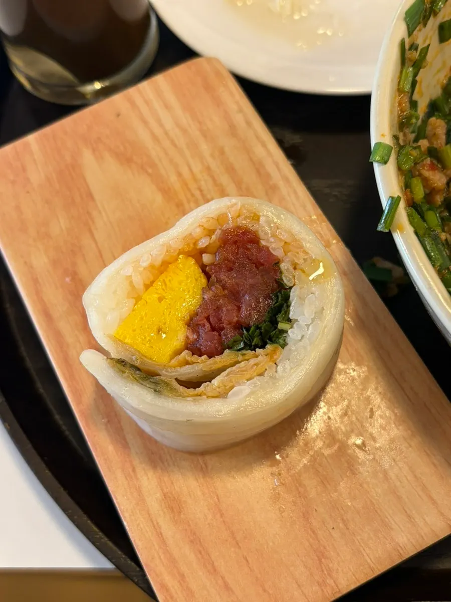 Beautifully plated Japanese dishes