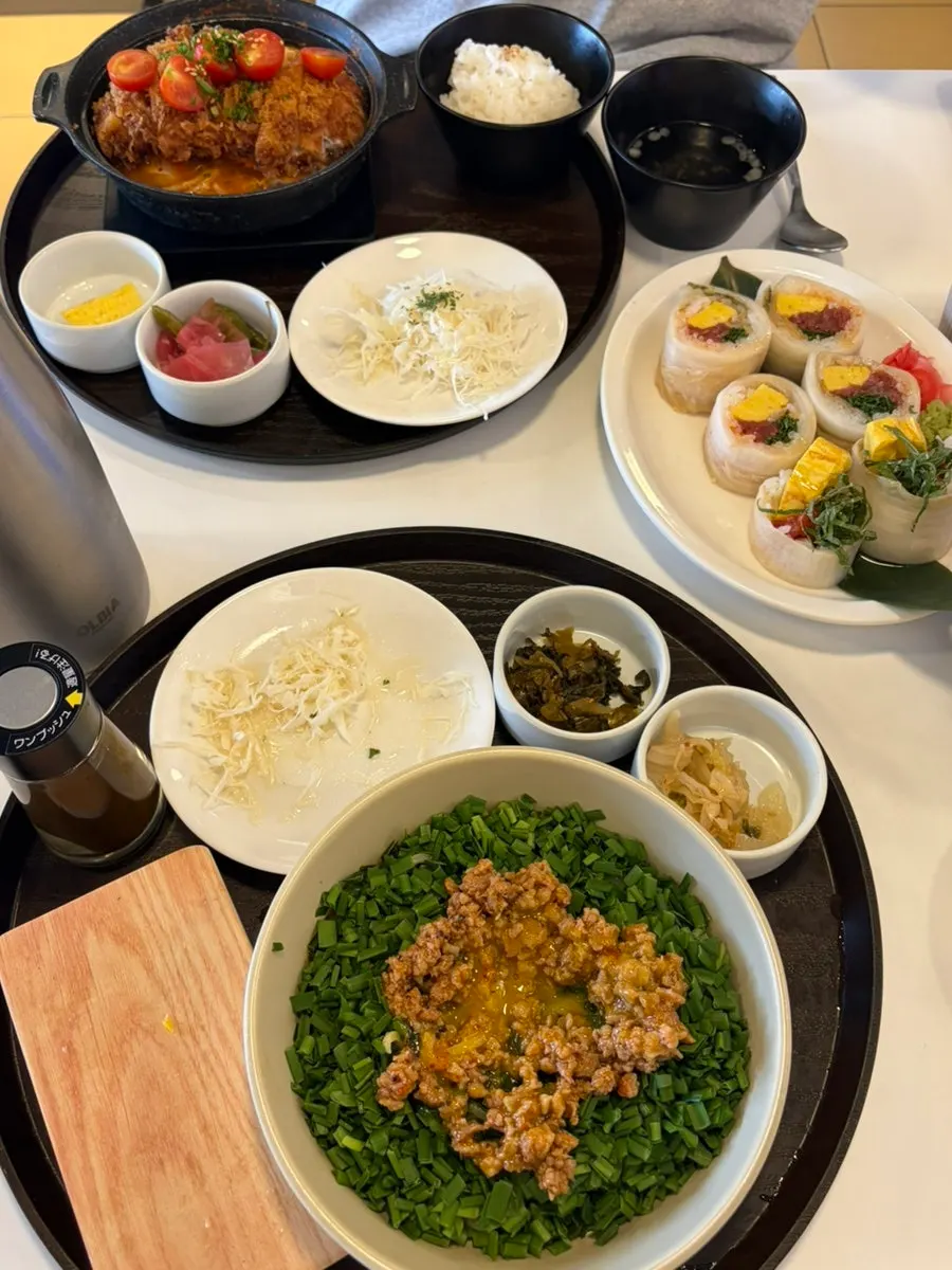Table at Choi Dining Gwanpyeong after the meal