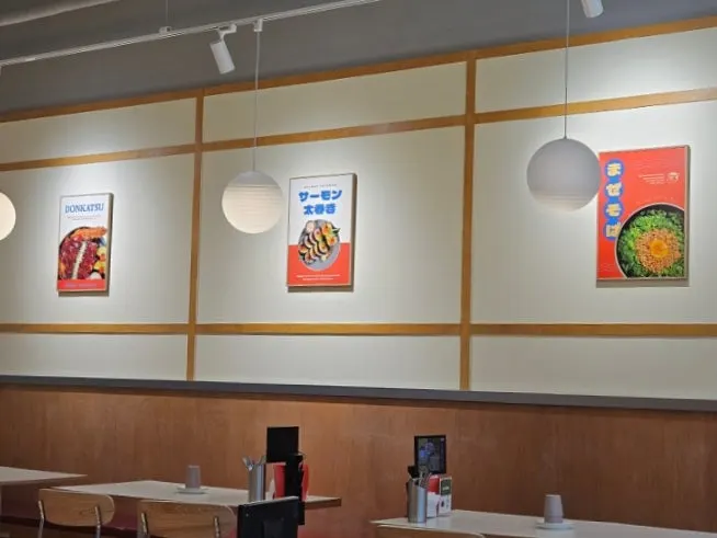 Neatly arranged interior of Choi Dining
