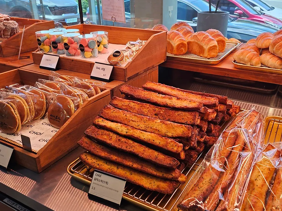 Giant mango croissant filled with mango cream