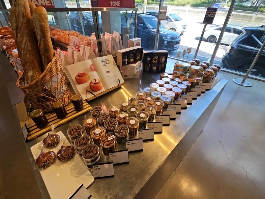 Assorted cookie section at Choi Main Branch arranged by type