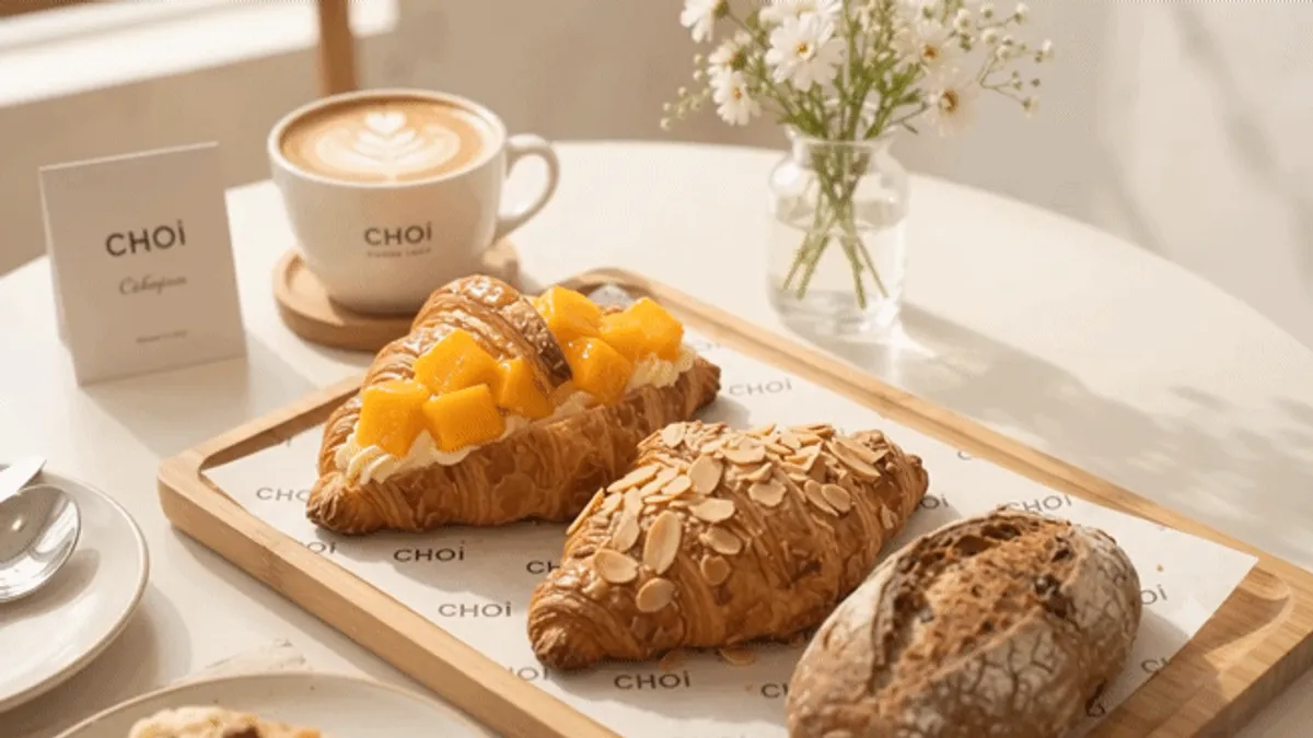 Mango croissant from Choi Main Branch