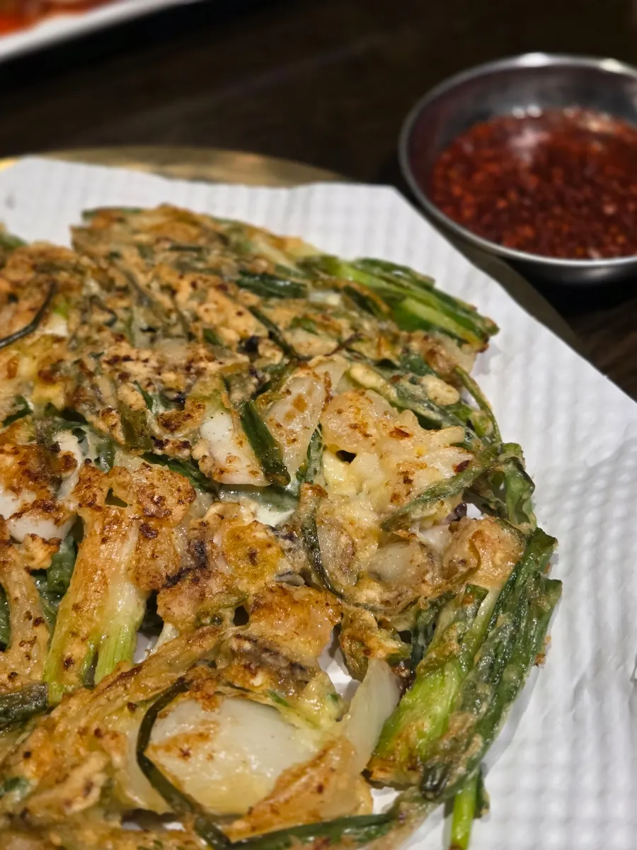 和刀削面一起端上来的泡菜小菜
