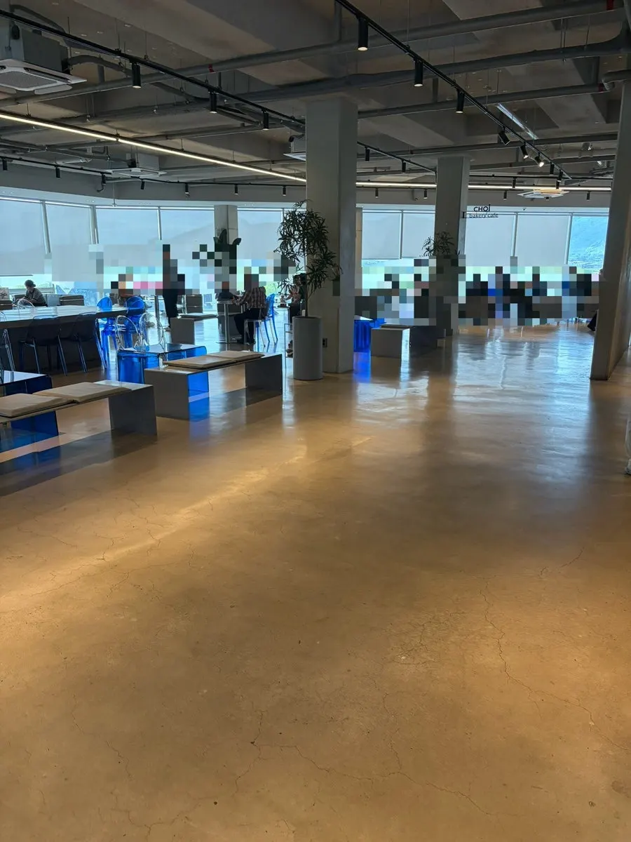 Area around Choi's checkout counter