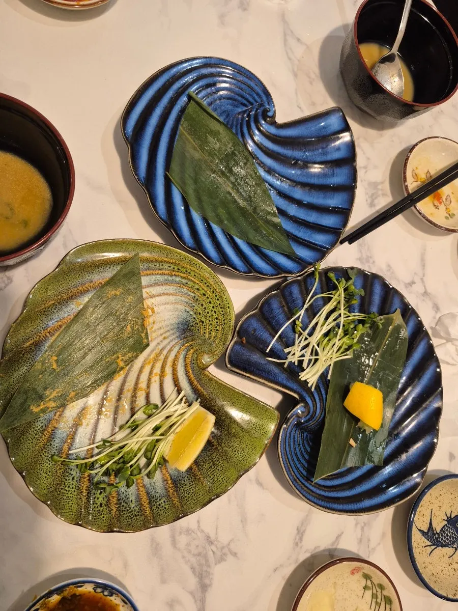 A piece of fatty bluefin tuna sashimi