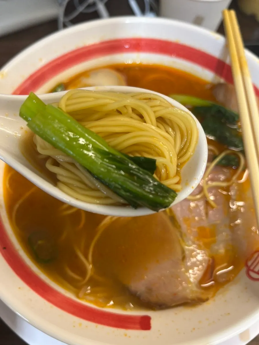 Ramen flavored with ingredients from the self-bar
