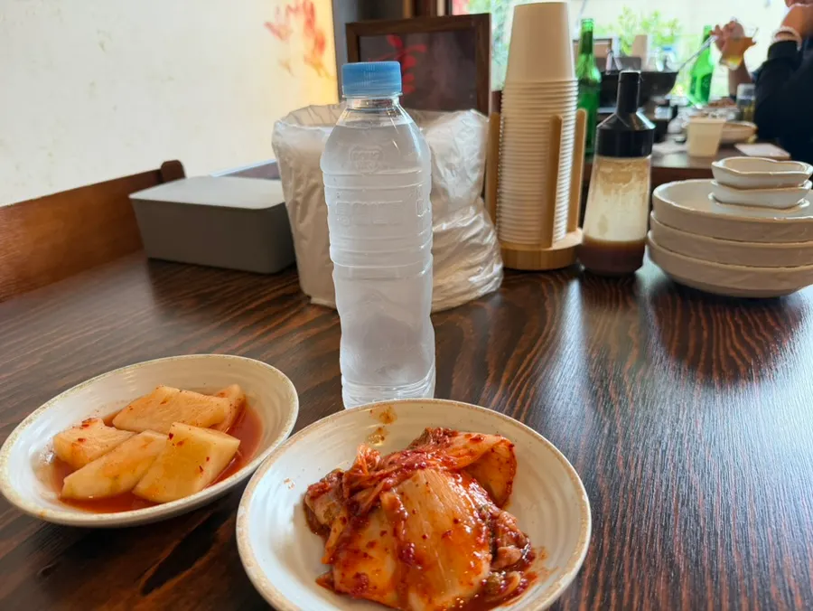 Self-serve domestic kimchi side dish