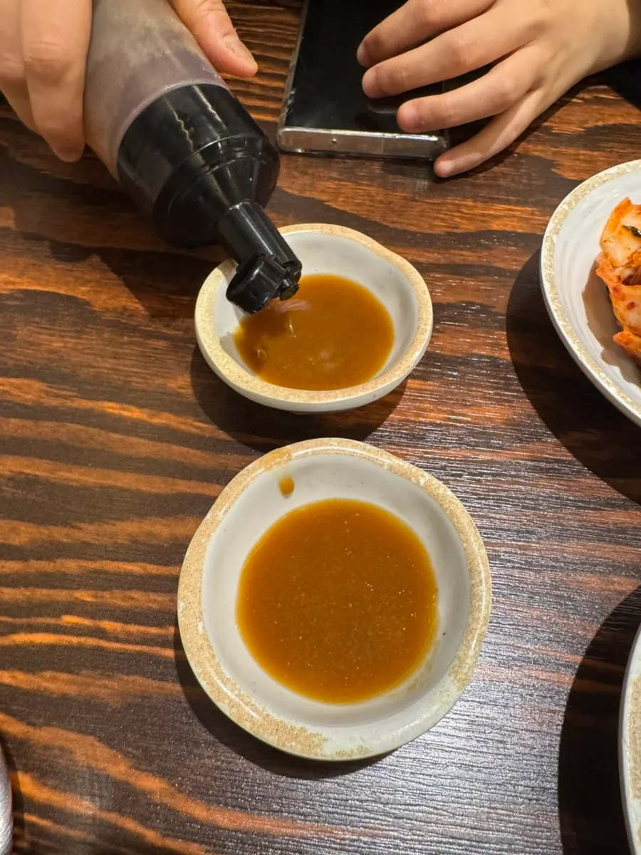 Self-serve kimchi corner at Chomu Gamjatang
