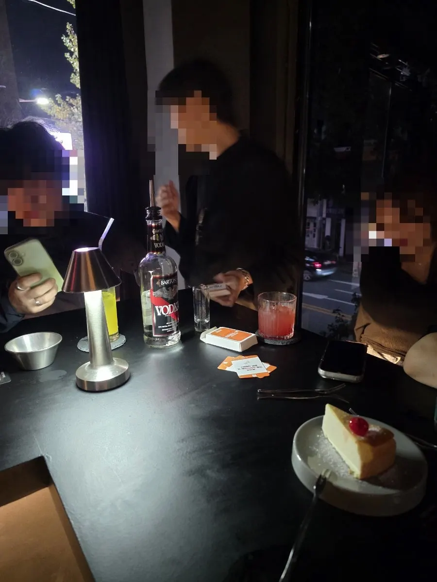 Drinks gathering photo at Chomyeon in Dongmyeong-dong